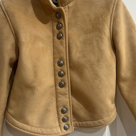 Tan women’s winter button up coat Country Clothing Company Cheyanne collection - Picture 6 of 10